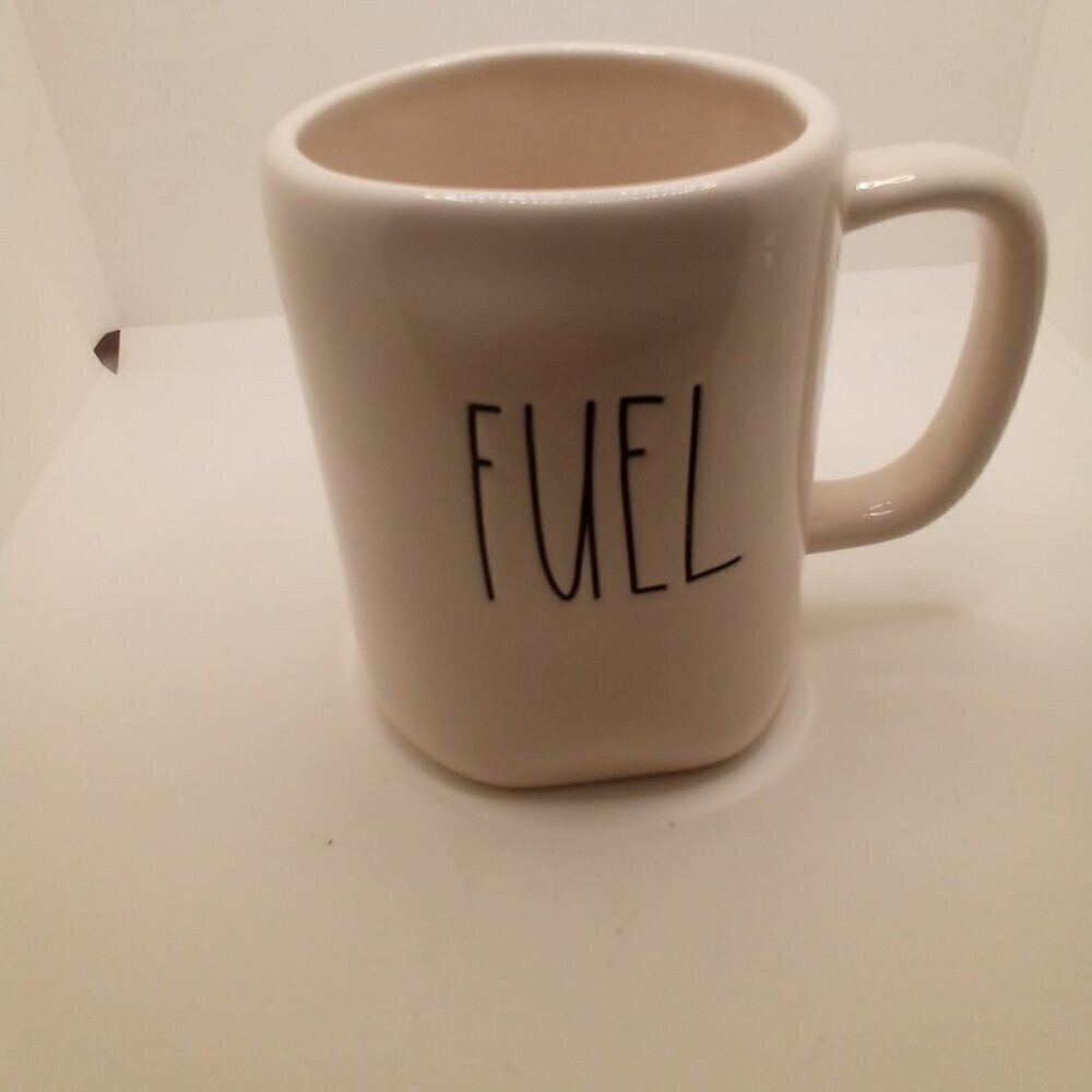 Rae Dunn Artisan Collection Mug Fuel Ceramic White